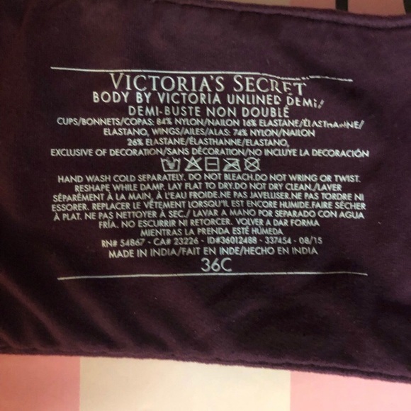 Victoria’s Secret Perfect Body Unlined Demi Bra - Picture 5 of 5